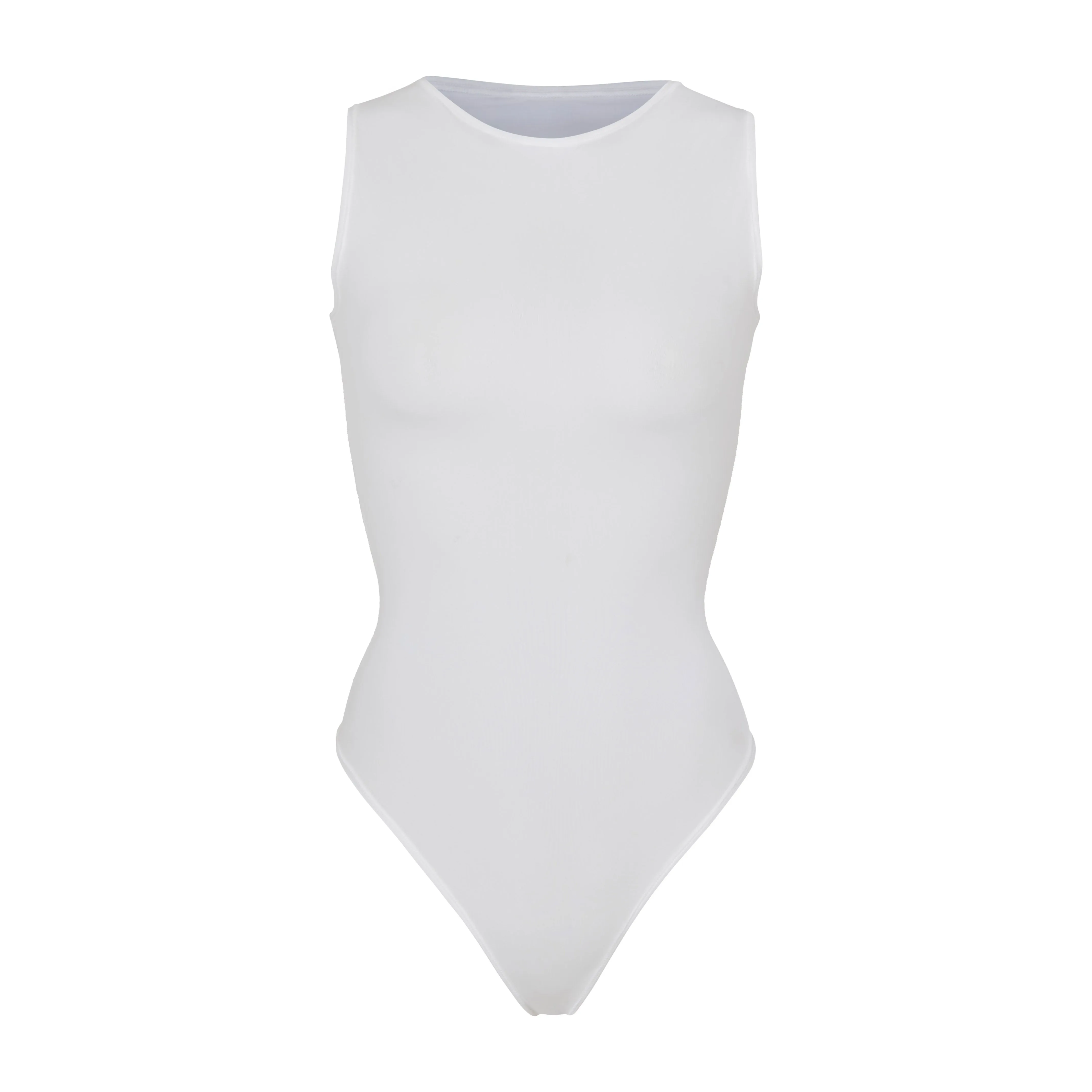 JELLY SHEER CREW NECK BODYSUIT | MARBLE