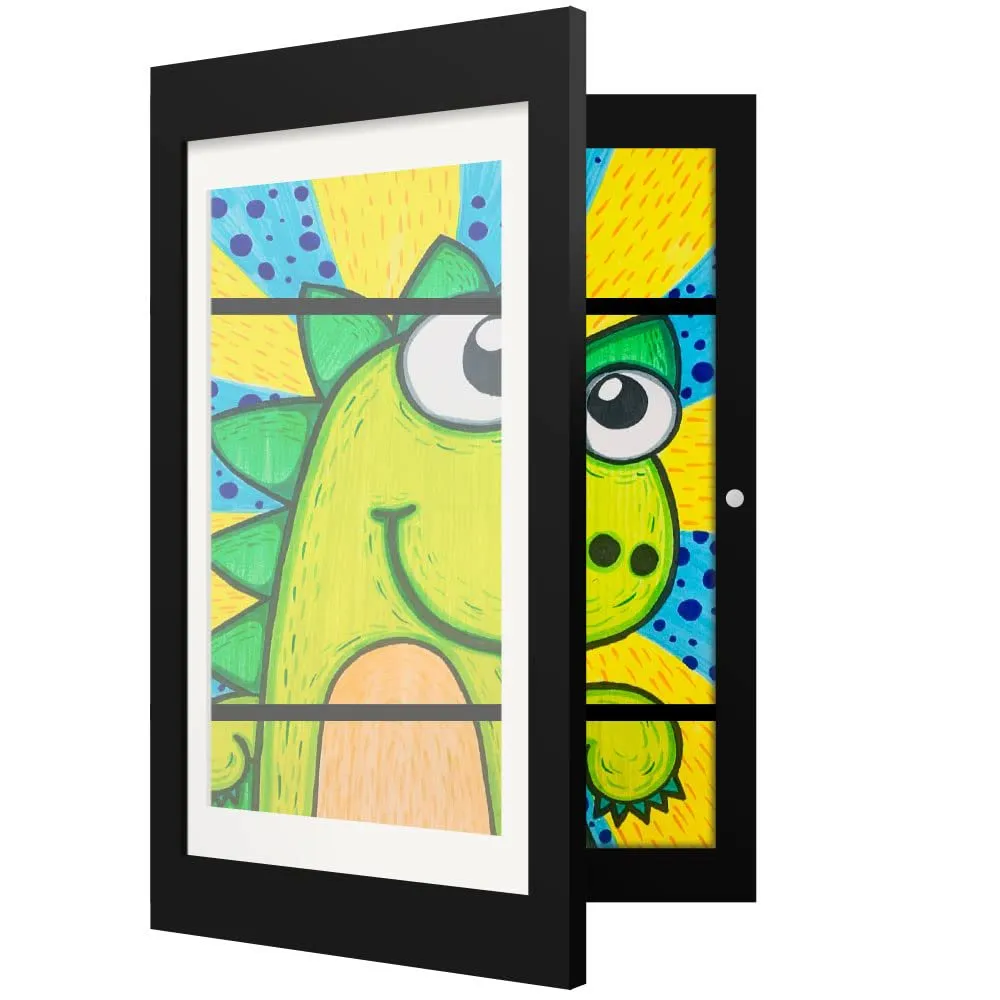 Kids Artwork Picture Frame 45x33CM-Black