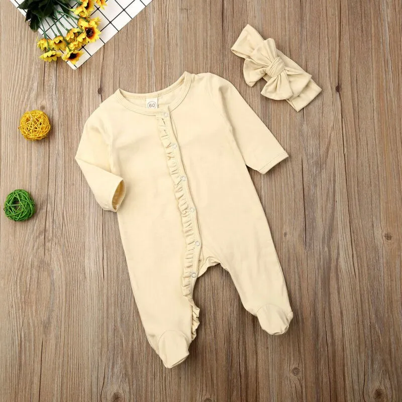 Lakota Ruffle  Sleeper Set