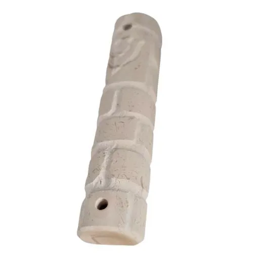 Lily Art - 7725-Jerusalem marble mezuzah case 7 cm