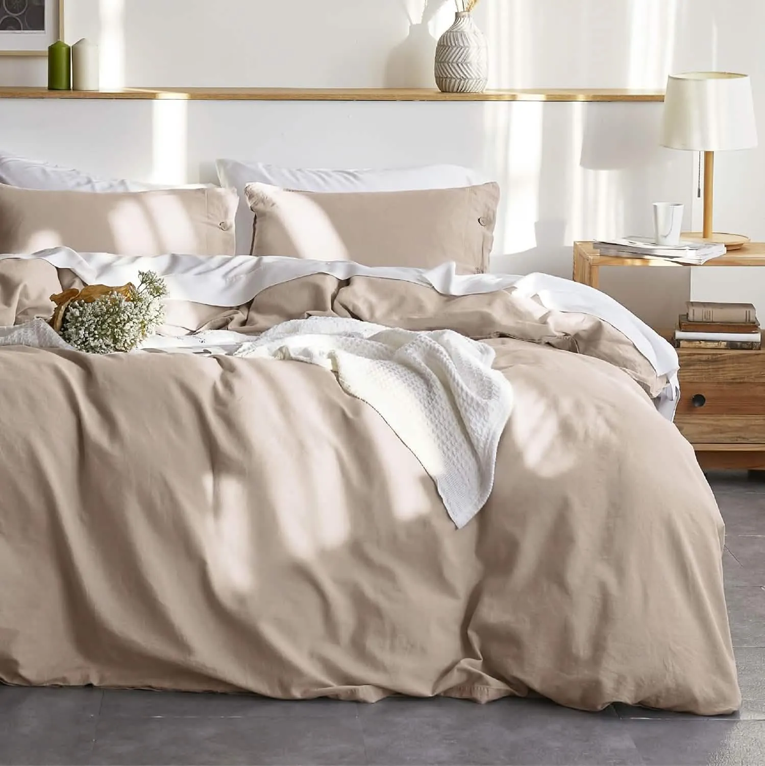 Linen Cotton Duvet Cover Set