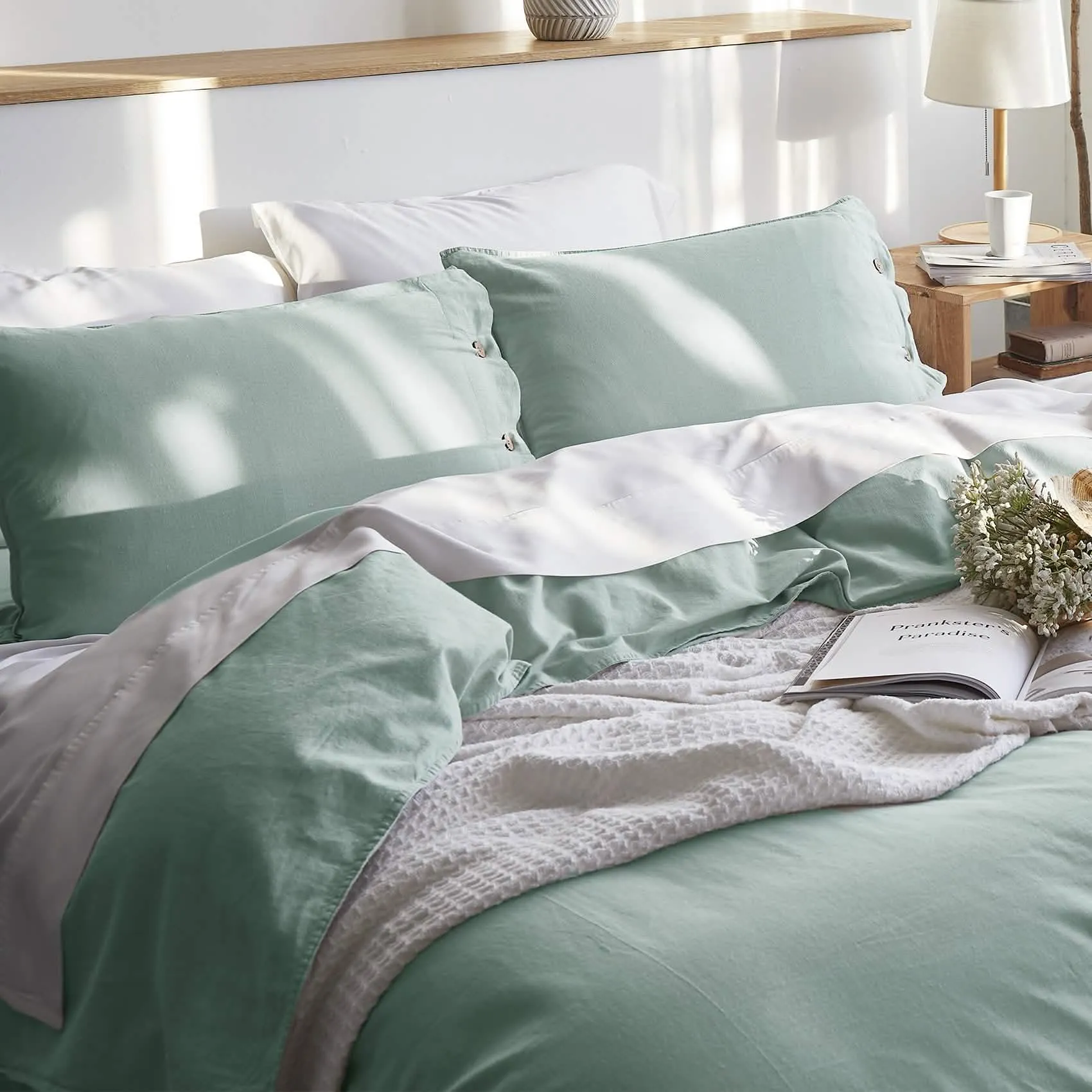 Linen Cotton Duvet Cover Set