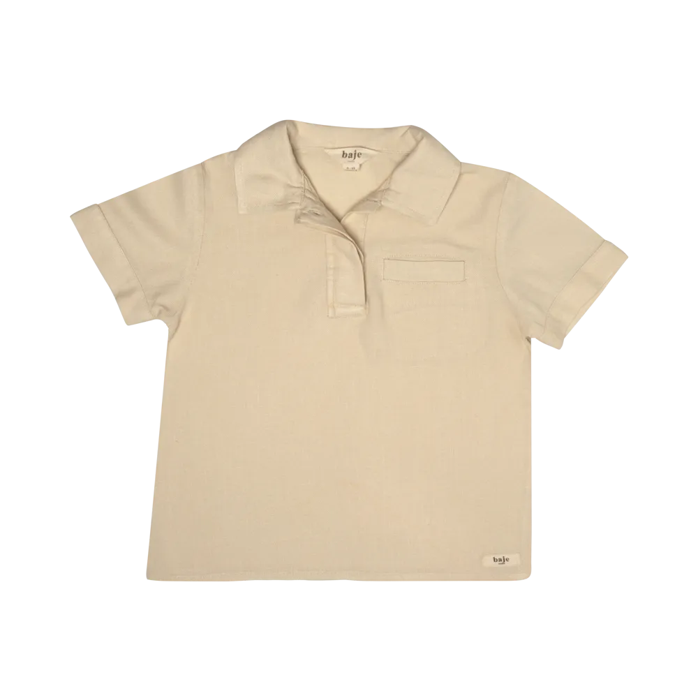 LION LINEN TOP-Sand