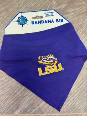 LSU Bandana Bib