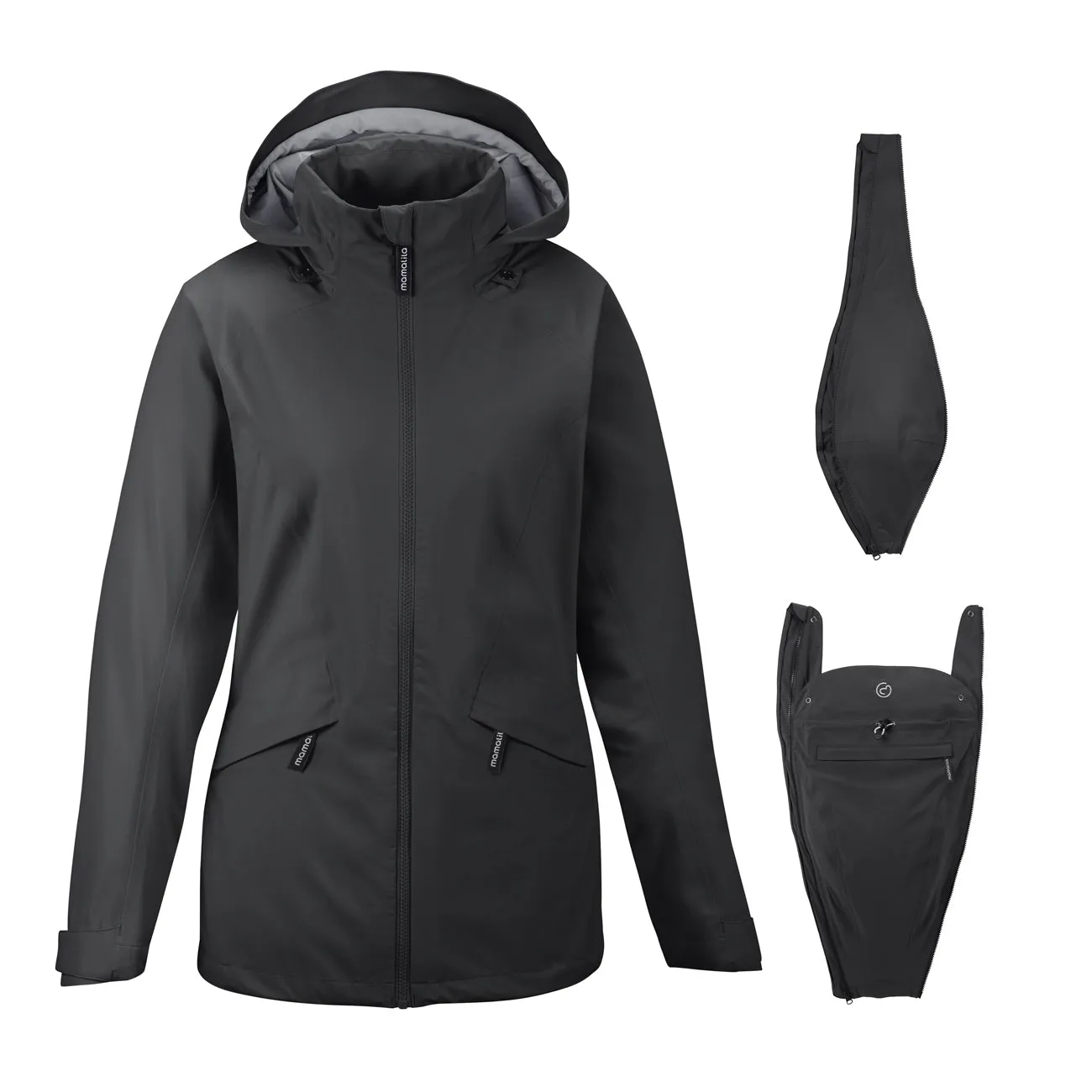 Mamalila Outdoor Explorer Babywearing Jacket - Black