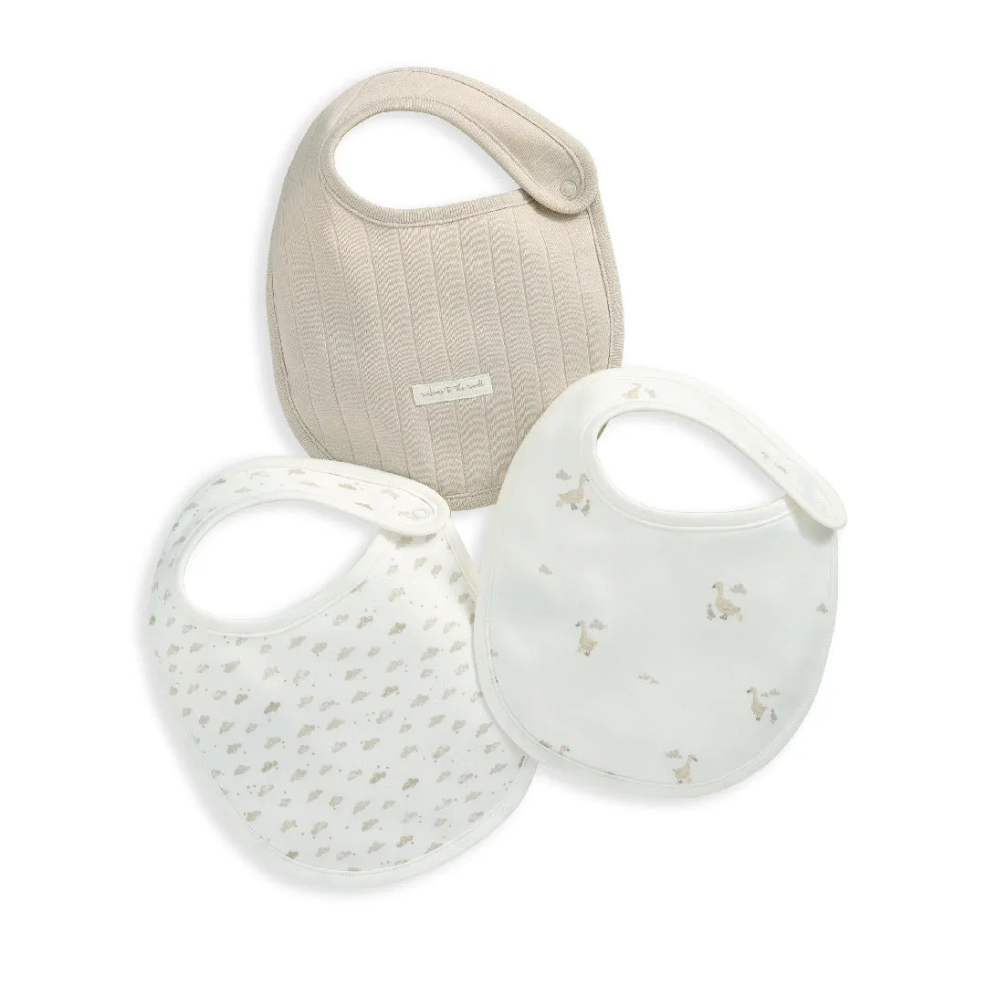 Mamas and Papas Duckling Bibs - 3 Piece Pack