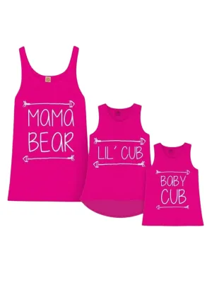 Mommy And Me Mama Bear And Cub Tops