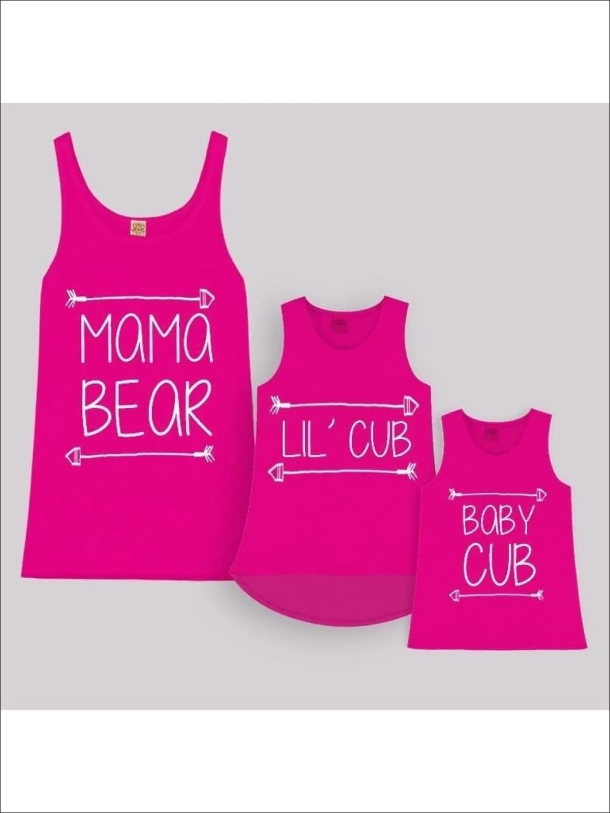 Mommy And Me Mama Bear And Cub Tops