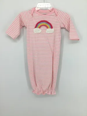 Mudpie Child Size 0-3 Months Pink Sleepers