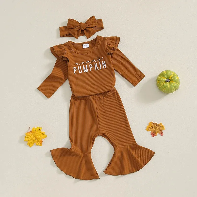 My first Halloween Baby Girl 3pc Outfit