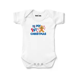 New York Rangers "My First Christmas Gingerbread" Bodysuit