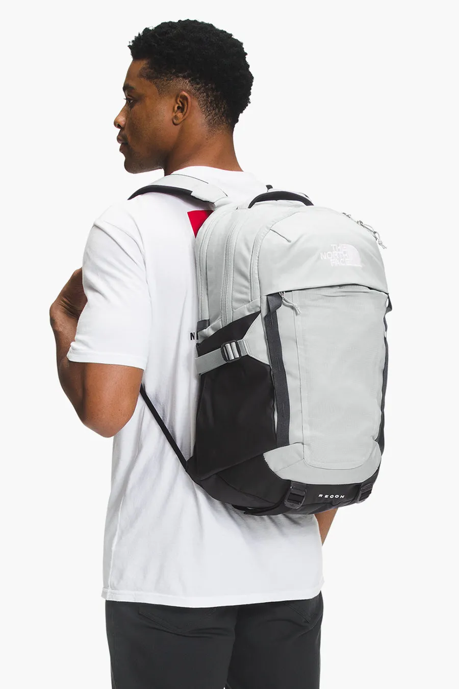 North Face Recon Backpack - Tin Grey Dark Heather