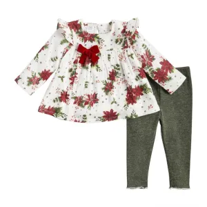 Poinsettia Tunic & Legging Set