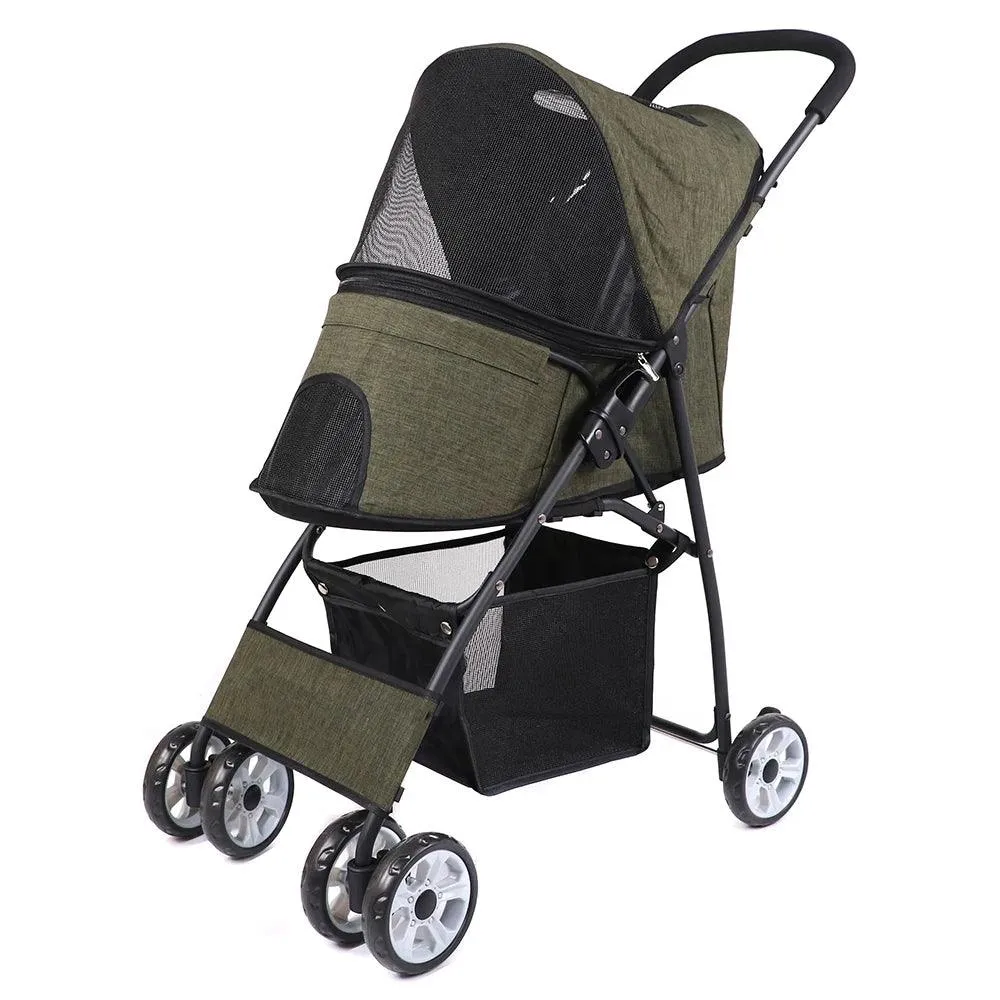 Premium Pet Strollers 360 Rotation Wheel