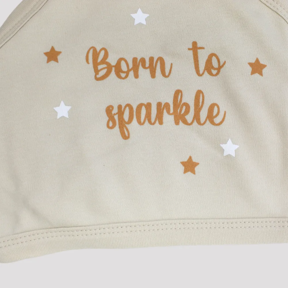 "Born To Sparkle" Baby Blanket