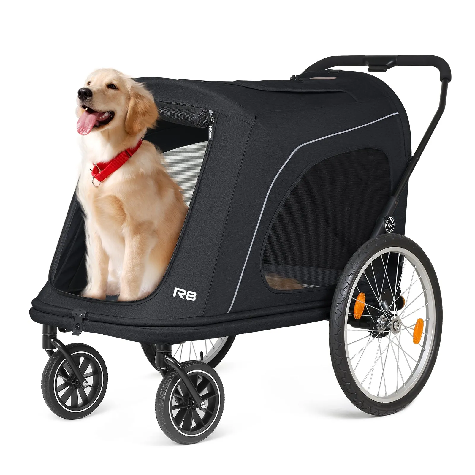 R8 Pro Luxury 4-Wheel Foldable Pet Stroller