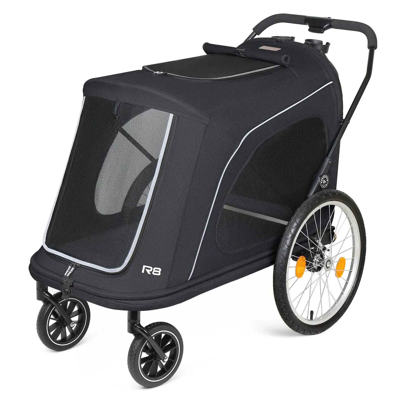 R8 Pro Luxury 4-Wheel Foldable Pet Stroller