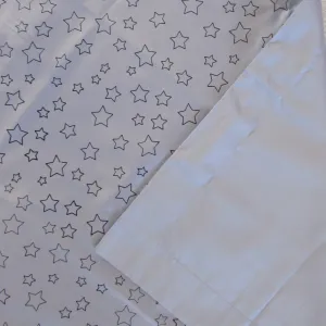 Simple Luxury Quilt Set in Silver Dawn Star Design