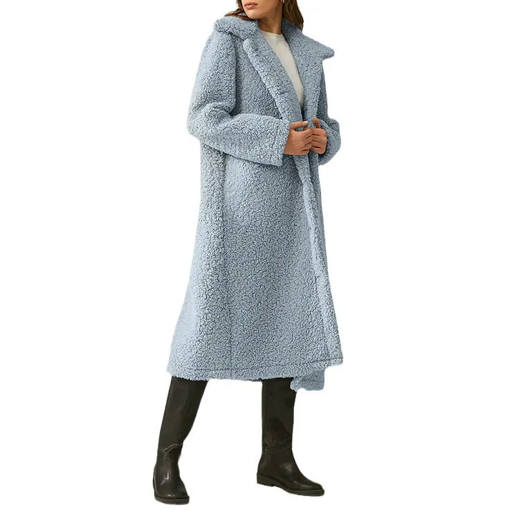 Single-breasted Woolen Coat - Outerwear