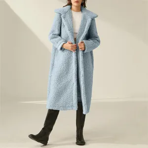 Single-breasted Woolen Coat - Outerwear