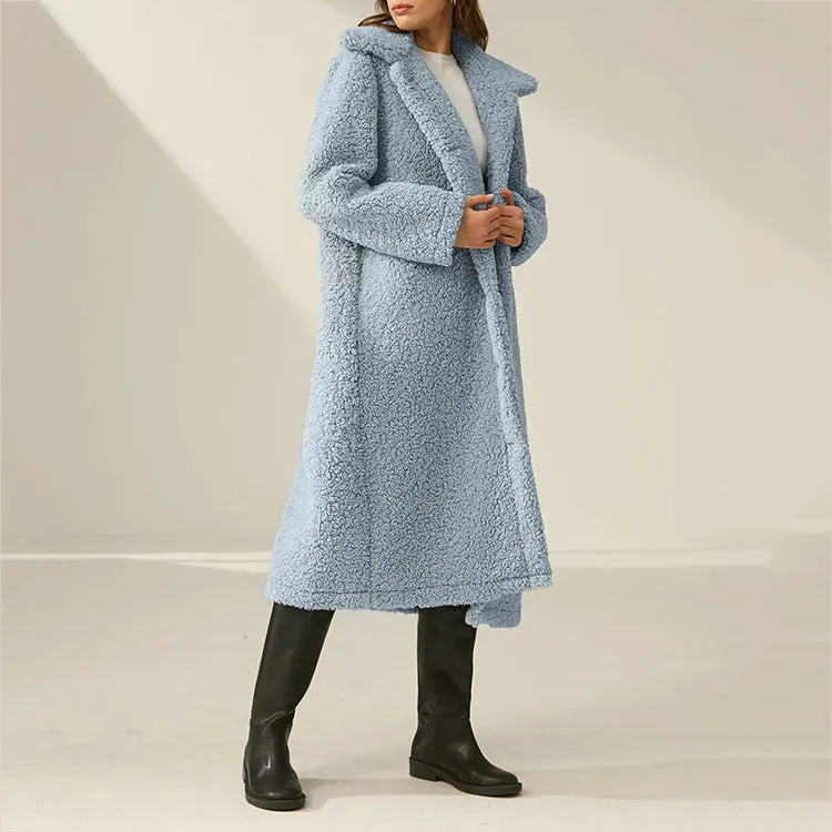 Single-breasted Woolen Coat - Outerwear