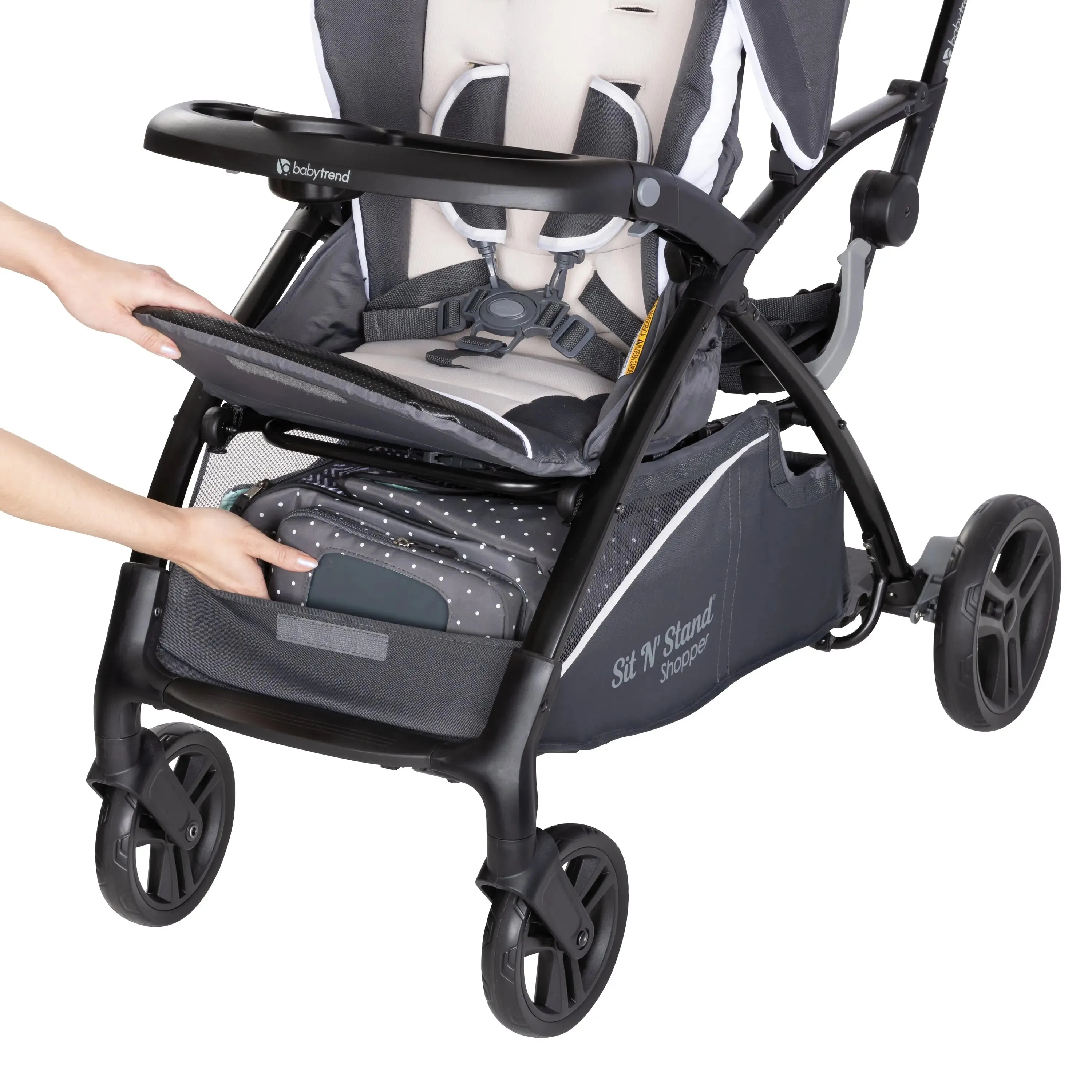 Sit N Stand® 5-in-1 Shopper Stroller - Magnolia (VM Innovations Exclusive)