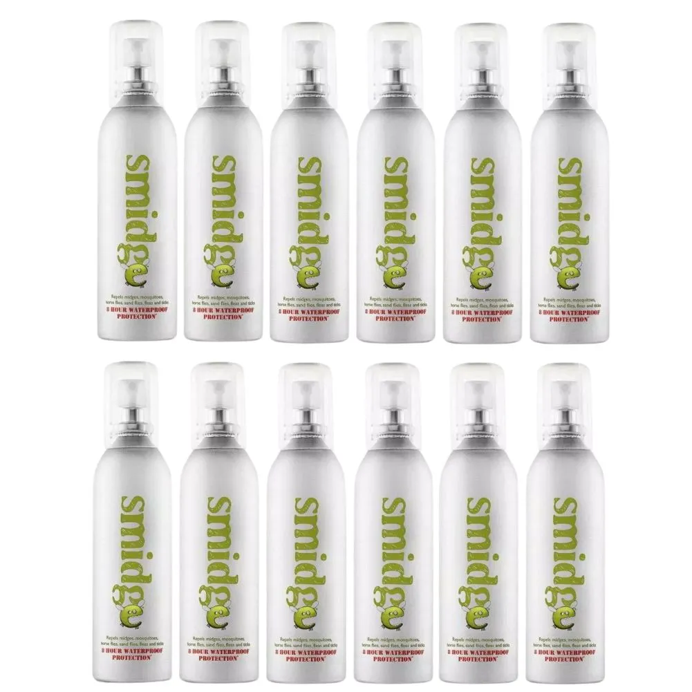 Smidge Midge and Insect Repellent Spray - 12 Pack