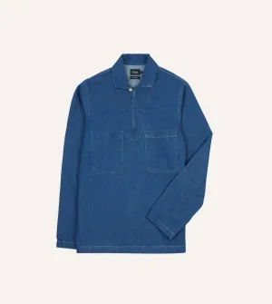 Stone Wash Denim Smock