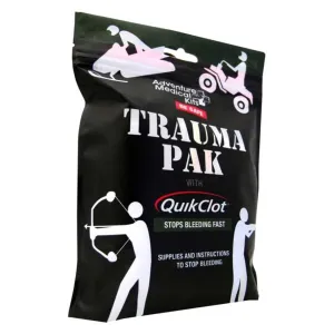 Tender Corp 2064-0292 Trauma Pak Adventure Medical Kit with QuikClot 6-1/2" x 4-3/4" x 1-1/2" 1 each