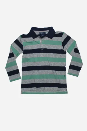 Toobydoo Rugby Boys Shirt - Green/Navy