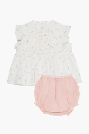 Velveteen Marigold Baby Girls Set (Size 6M left)